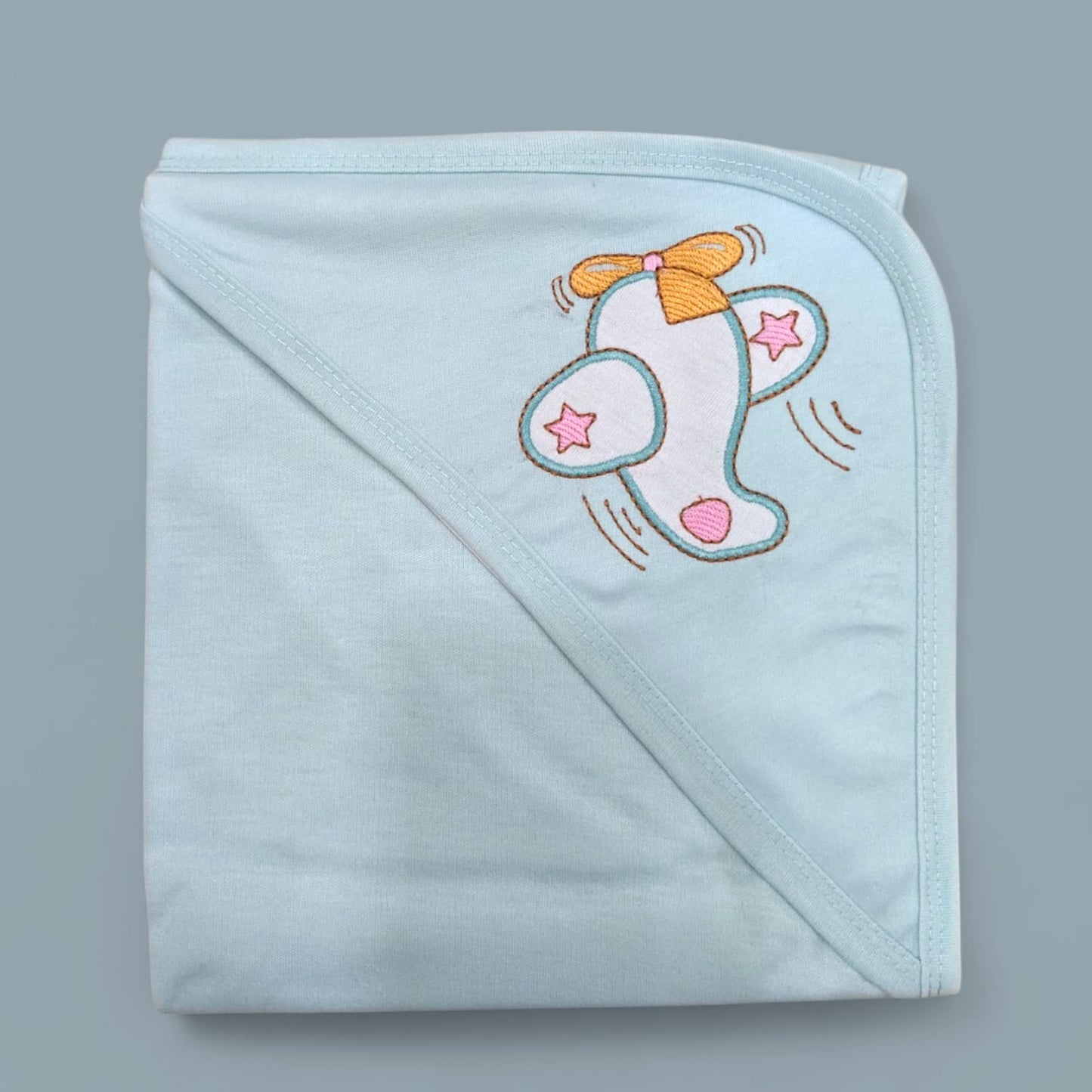 Baby Wrapping Sheet With Embroidery