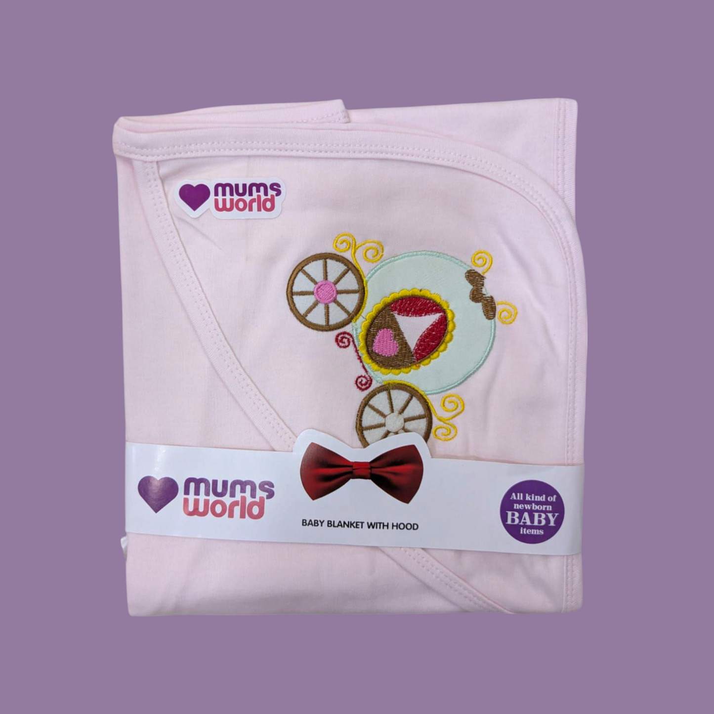 Mums World Wrapping Sheet Plain Embroidery