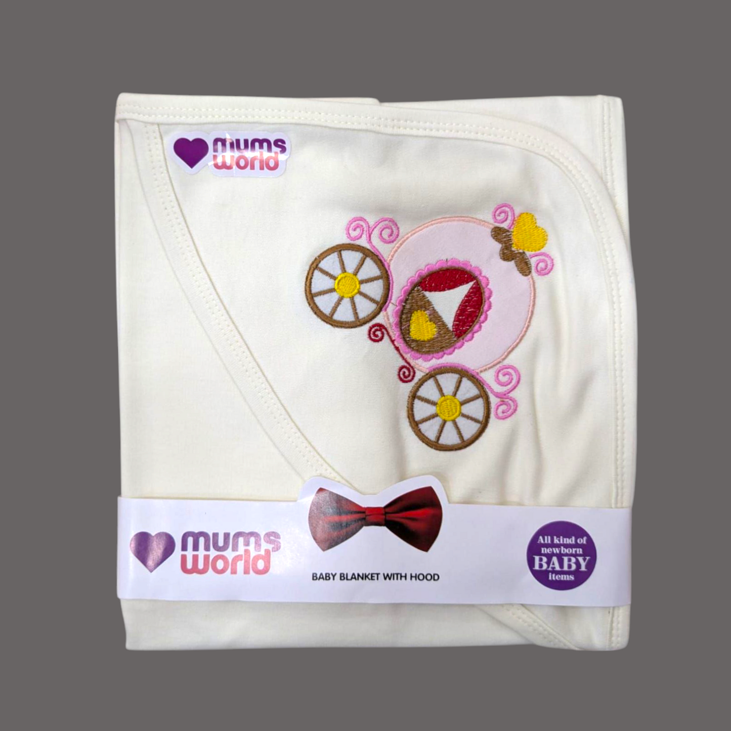 Mums World Wrapping Sheet Plain Embroidery
