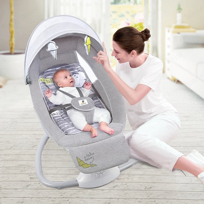 Mastela Baby 3in1 Baby Electric Swing Bear Grey
