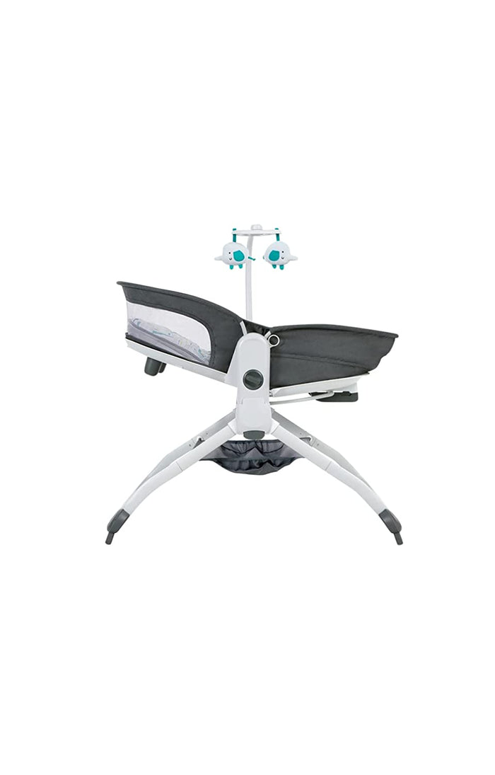 Mastela 6In1 Deluxe Multi-Functional Grey & Blue Bassinet