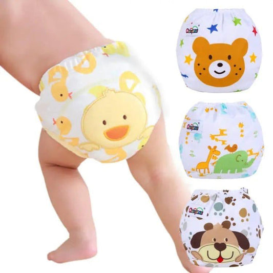 Waterproof All-In-One Reusable Diaper Adjustable Printed