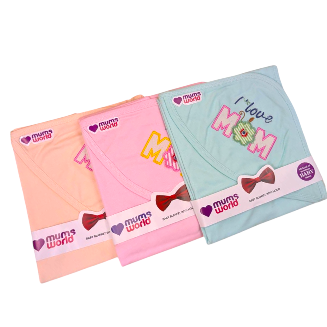 Mums World Wrapping Sheet I Love Mom Embroidery